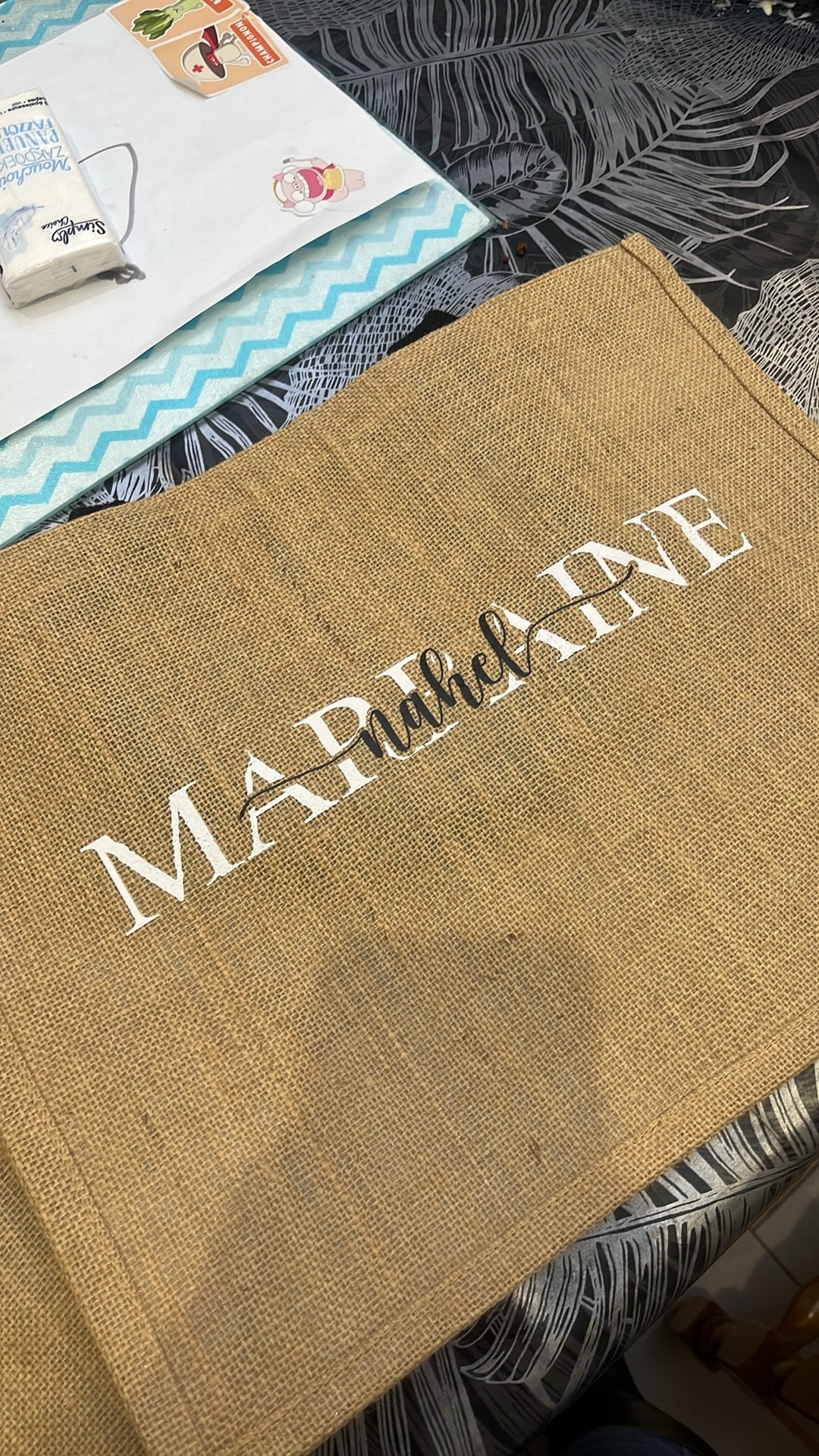 Sac cabas en toile de jute