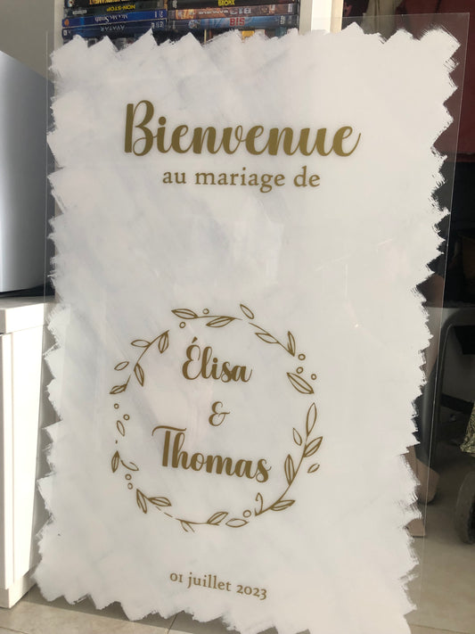 Panneau de bienvenue