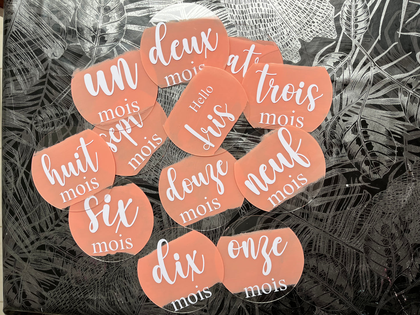 Cartes étapes bébé