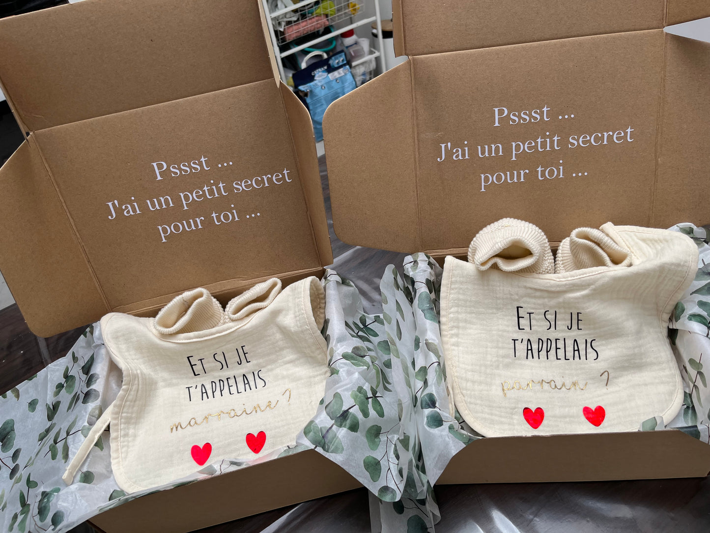 Coffret parrain/marraine