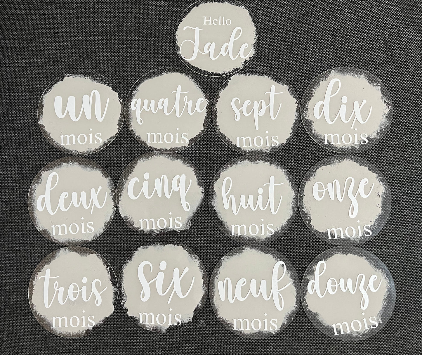 Cartes étapes bébé