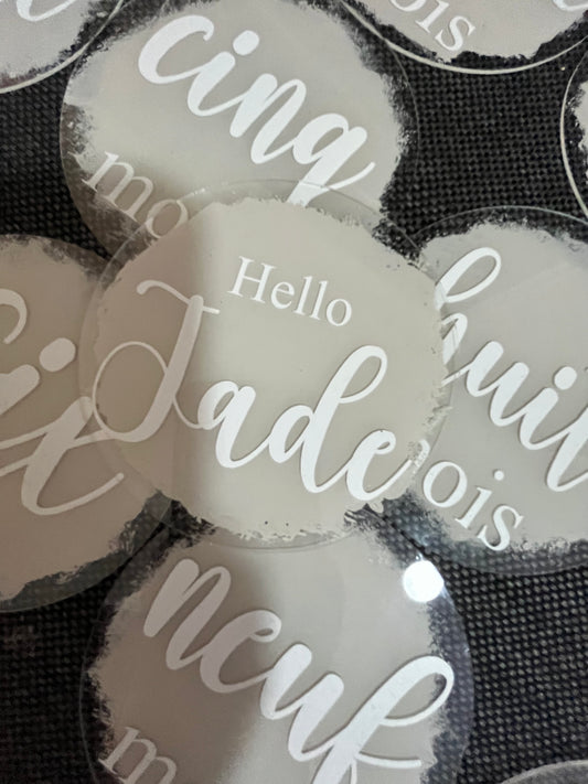 Cartes étapes bébé