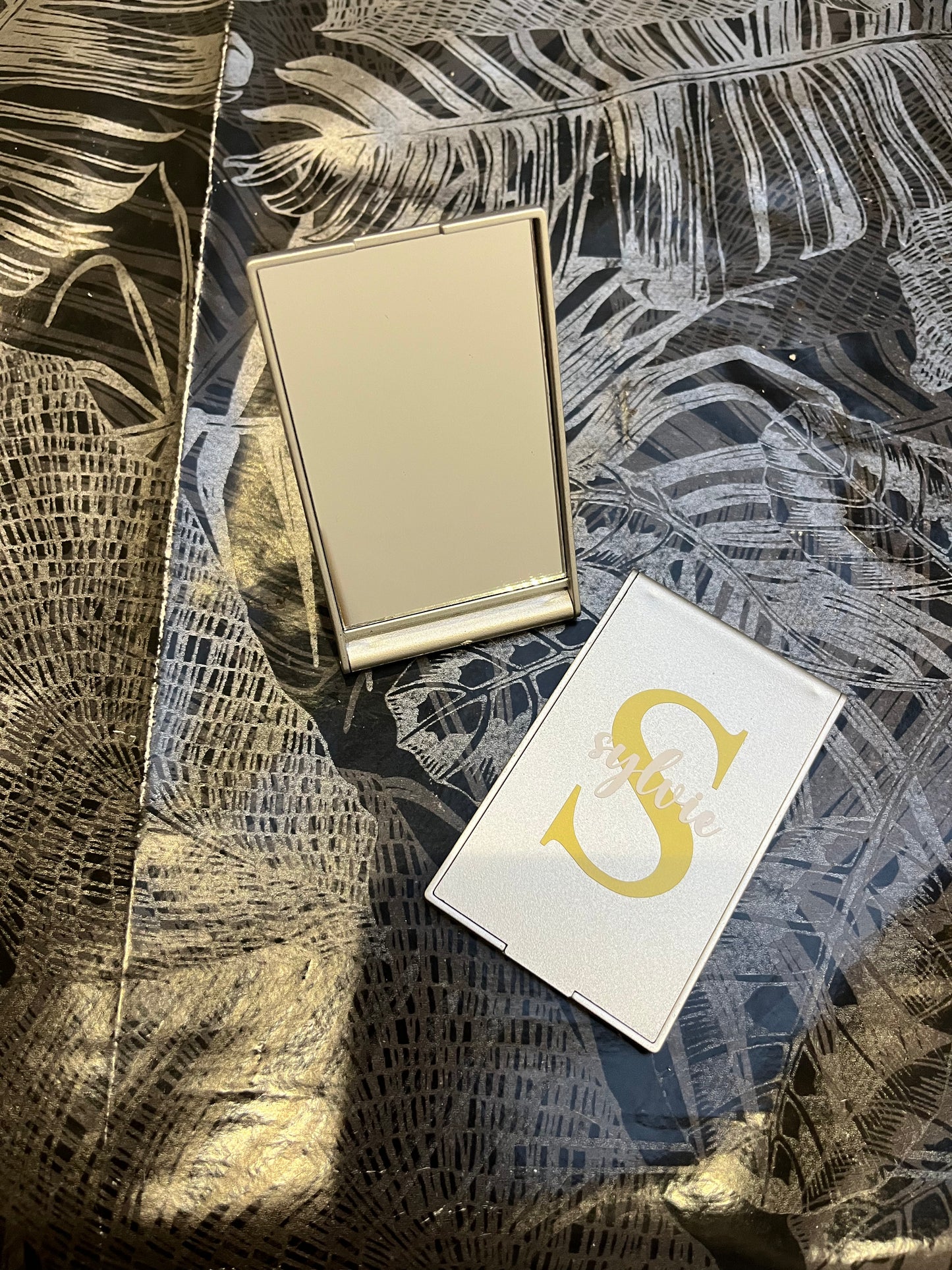 Miroir de poche personnalisé