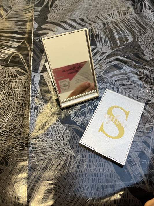 Miroir de poche personnalisé