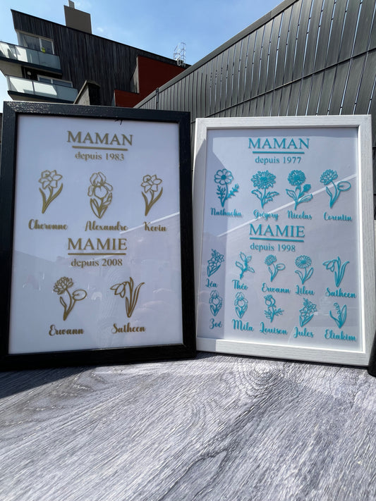 Cadre "Maman et Mamie"