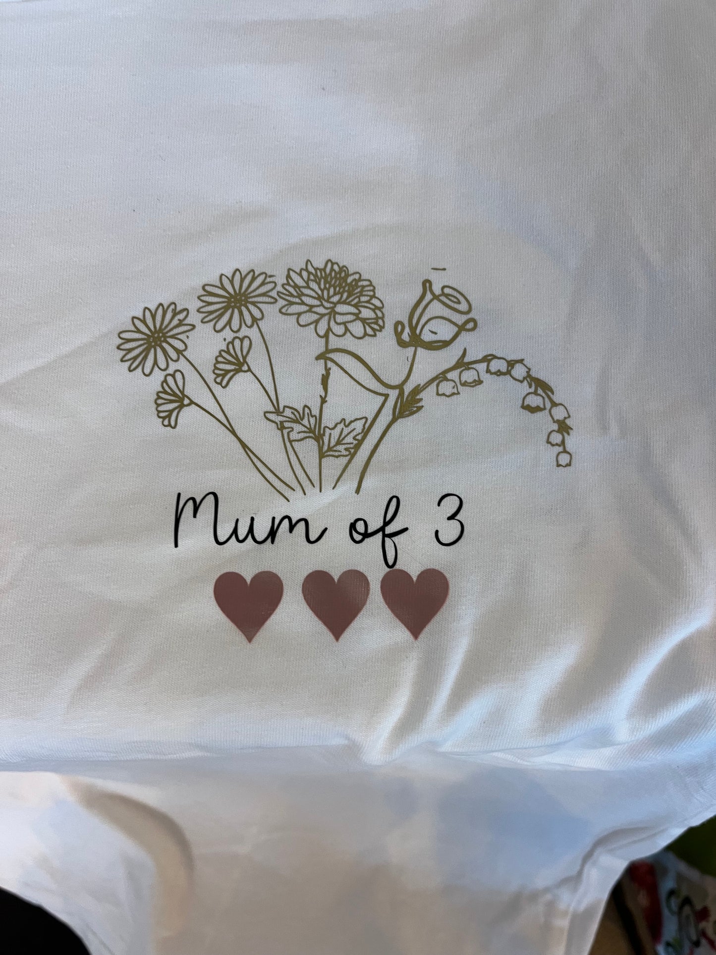 Tee-shirt personnalisé "Bouquet de fleur"