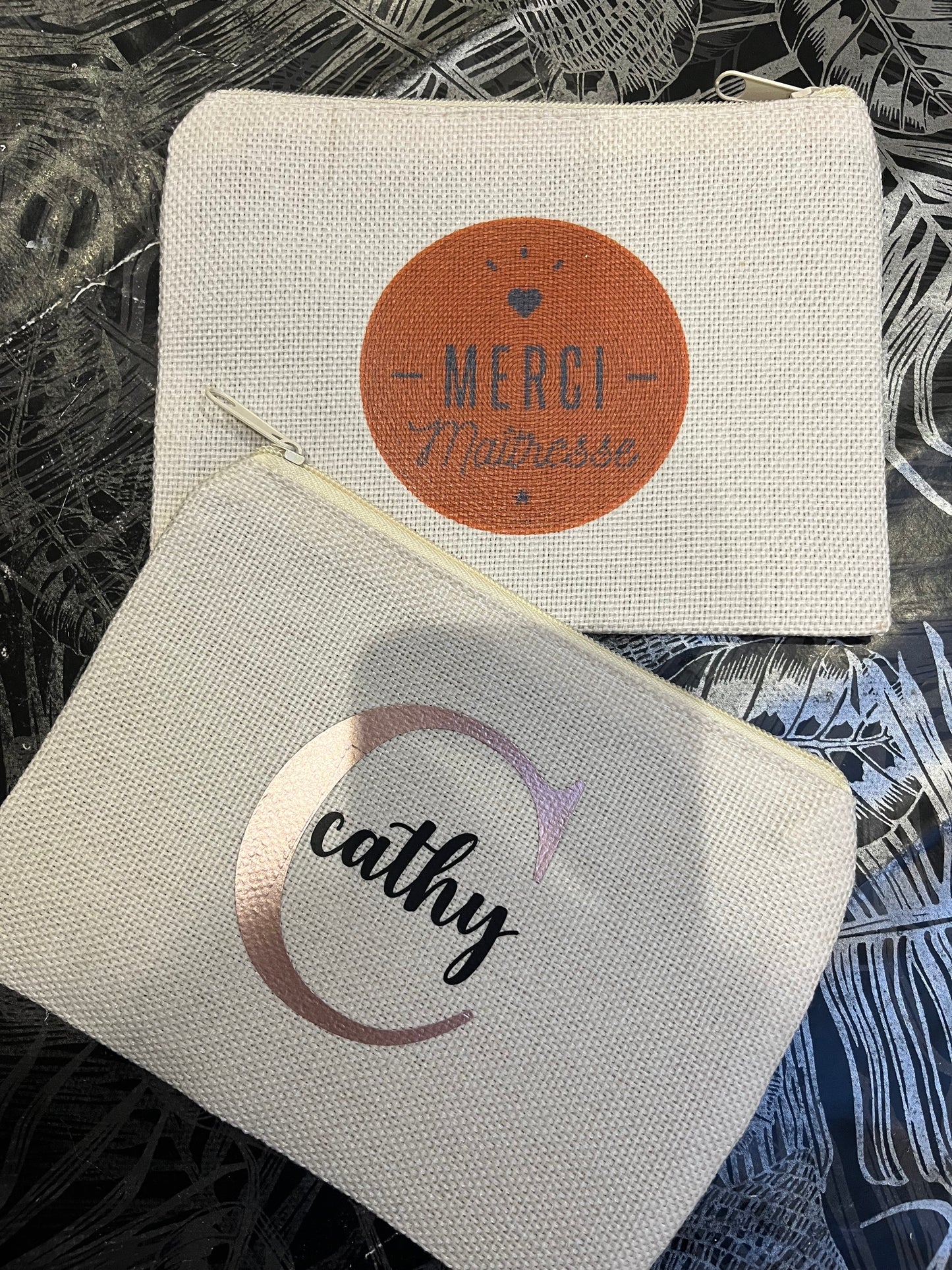 Trousse de toilette personnalisée