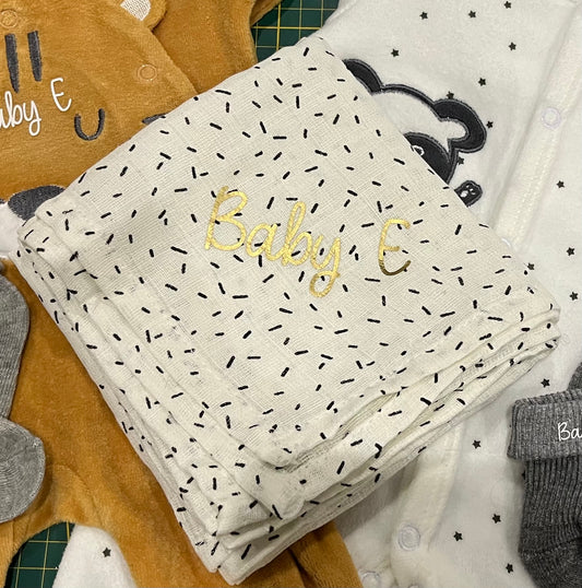 Lange en coton personnalisé