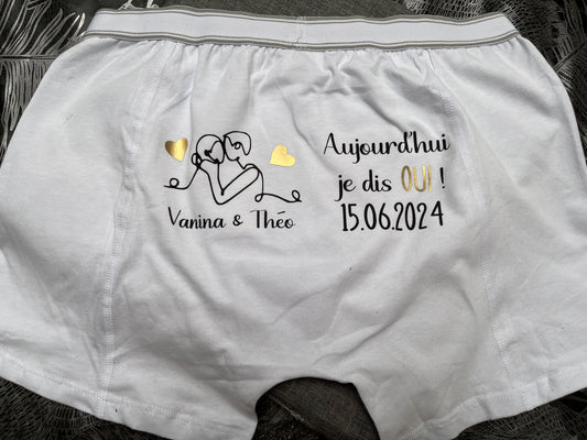 Caleçon personnalisé