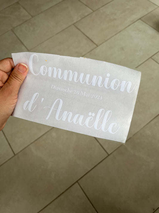 Stickers pour urne