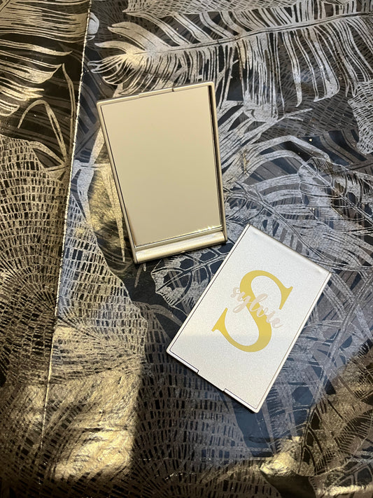 Miroir de poche personnalisé